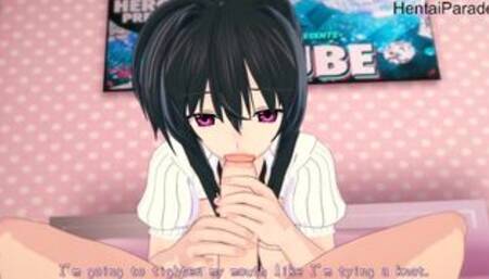 Sweet Sex with Akeno Himejima High School DxD [Hentai 3D]