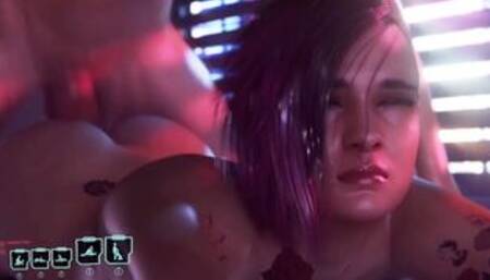 Cyberpunk 2077 Sex Episode - Anal Sex with Judy Alvarez, 3D Animated Game