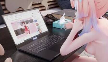 0446 -【R-18 MMD】 Genshin Impact 原神 Sangonomiya Kokomi 珊瑚宫心海 还是你的笑容最可爱