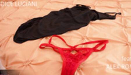 GIRLSRIMMING - Hot seducing rimming action by skinny teen Candice Luciani