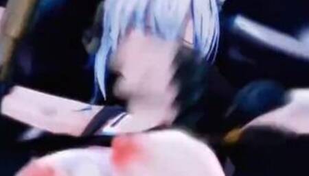 [MMD R-18] Fake Haku Soldier FUCK HARD CUM 3D HENTAI NSFW NTR FAP HERO