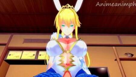 Endless Thighjobs with Artoria Pendragon from Fate Grand Order