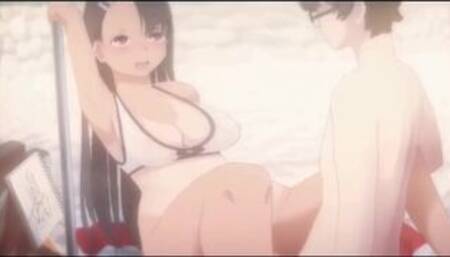 follando en la playa