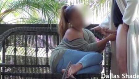 The Maid gives a QUICK & RISKY Handjob before my GF comes home!