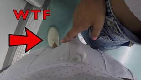 Stepsister Seduce a Stranger Unknown Guy on a Public Train!