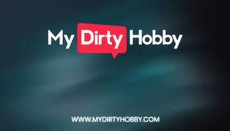 Bibixxx Oils Up Her Natural Boobs Slides Her Dildo Between Them Before Stroking It To Orgasm