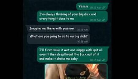 WhatsApp Sex Chat at Work