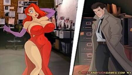 Who Framed Jessica Rabbit - Sexy MILF Fucked in the Ass by Detective