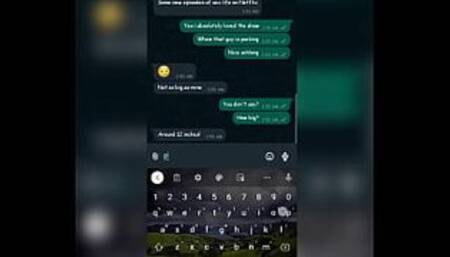 WhatsApp Sex Chat with my Uber Driver