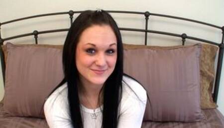 Sexy 18 yr old teen sucks a fat cock in this POV porn