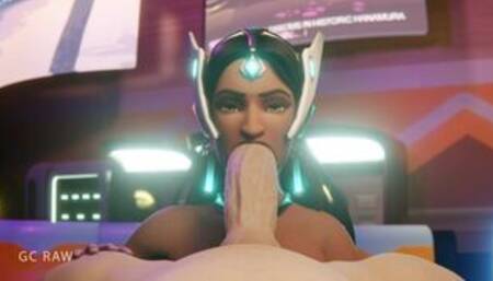 Symmetra Tastes your Lardge Big Dick in POV. GCRaw. Overwatch