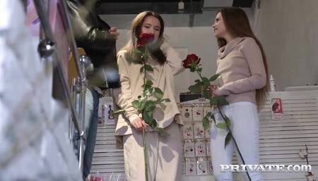 Private com - Cuties Bloom Lambie And Bella Grey Share Cock!