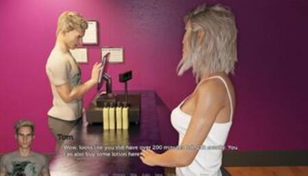The Adventurous Couple: Wife Teasing Guy In Tan Salon, Husband Is Watching-S5E23