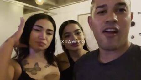 Threesome with 2 latinas