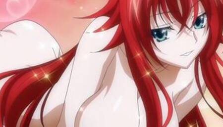 Rias welcomes her new servant - hentai JOI