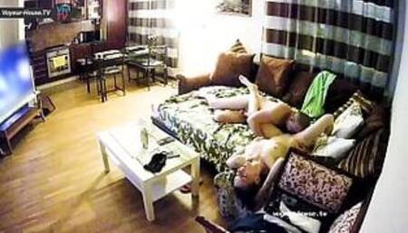 Spying on Adult Couple Home Sex