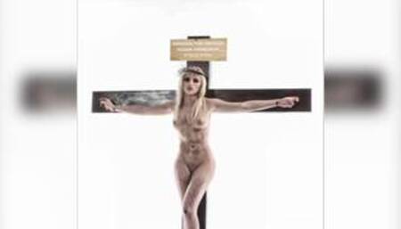Female Jesus Crucified Naked Latvian Audio