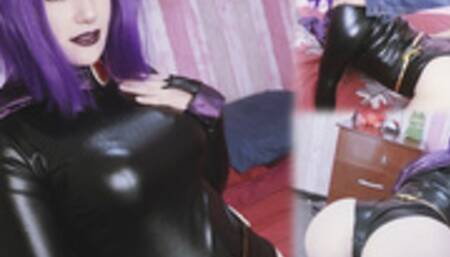 Teen Titans RAVEN - Big ass and tits goth girl sex