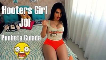 Sexy Hooters Girl so Horny jerk Off Instruciton hot naughty making you cum controlled handjob