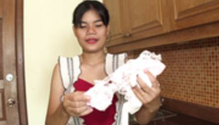 Cute Thai teen impregnated at her interview