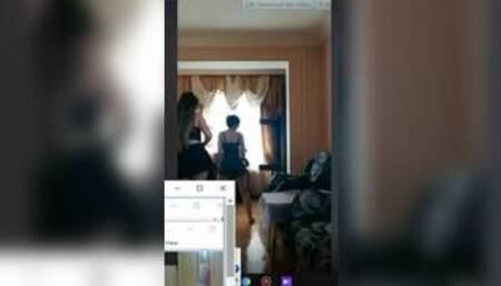 Sarina and her dirty  girl friend lesbo low sluts