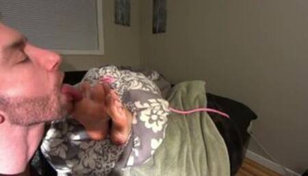 He Ripped Off My Nylons & Tickled My Feet!!