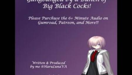 Mashu Gets Gangbanged by a Bunch of Big Black Cocks!