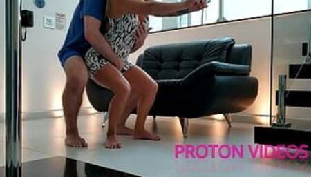 Personal trainer fucking the hot milf Manuh Cortez