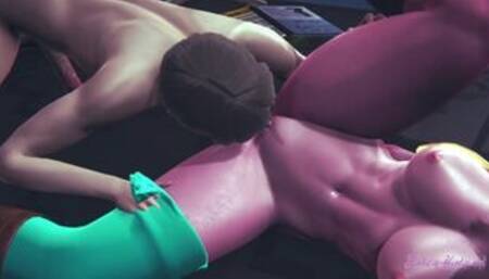 Boku No Hero Academia Hentai - Mina Ashido cunnilingus