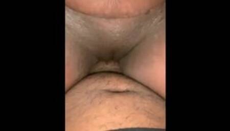 POV of Tinder Match riding my BBC & ORGASM on my Dick!!!