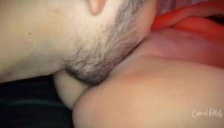 my tinder date eats my pussy and i have a squirt on his face - cunnis