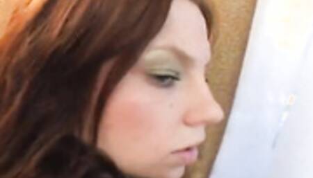 AMWF Chloe Love Welsh Woman Red Hair Blue Eyes B Cup Small Tits College Student Interracial Doggystyle Twice Creampie Sex Chinese Old Man