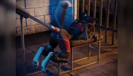 Furry máquina de excitación y de felicidad