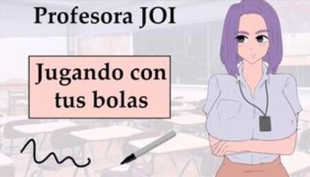 JOI profesora te masturba con unas cuerdas.