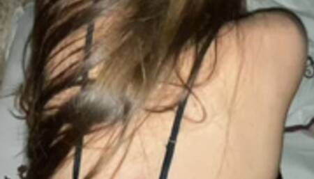 A guy enters the narrow wet pussy of a beatiful girl. Amateur. Homemade.