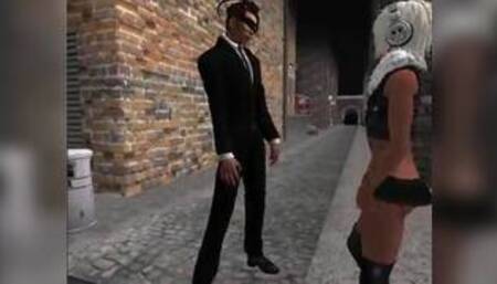 Gay trans bitch fucks with random people (1/2)