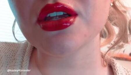 ASMR Mouth Close Up Blowjob Fantasy - Telling You To Cum in My Mouth & Swallow