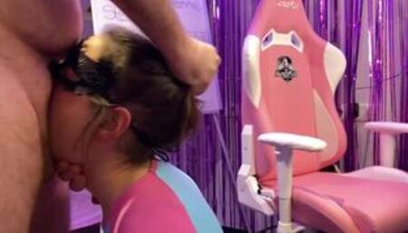 DEEPTHROAT after my TWITCH stream - Kayla Shaw