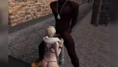 Gay trans bitch fucks with random people (2/2)