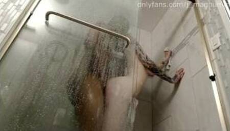 Shower sex with alt enby Ravenna Hex