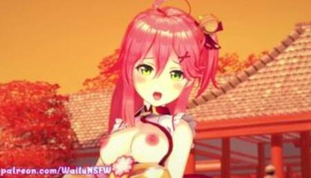 Hololive - Sakura Miko さくらみこ - 3D Hentai [HD, MMD, AMV, MAD, Koikatsu]