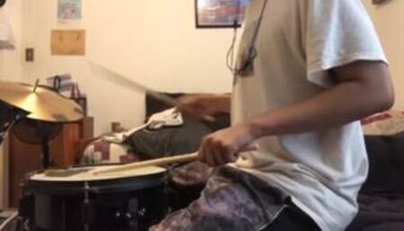 Drumming While Parents Are Moaning Loudly In The Other Room