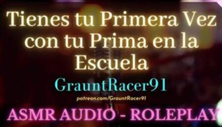 "Ay prim0~ " La Penetras a Escondidas en los Baños de la Escuela - ASMR Audio Roleplay