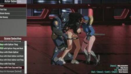 PureOnyx [SFM sex game] Gameplay Hot sex with couple in overalls