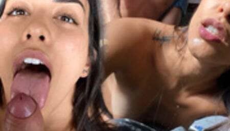 The Brunette of Tinder Enjoying with a Big Cock Inside Her