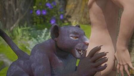 Black Panther Mating with Teen Guy / Wild Life