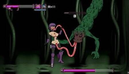 Xenotake [Hentai Extreme game] Ep.6 Vore alien kink with a sexy infiltrated spy