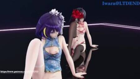 0084 -【R18-MMD】Honkai Impact 3 崩坏3 Seele + Veliona - Chocolate cream