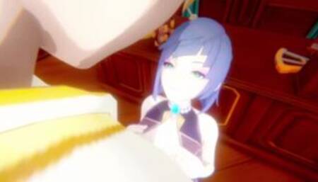 Yelan Genshin Impact 3D HENTAI v2 Part 2/4
