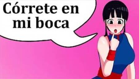 JOI hentai with Chichi (Milk). She wants a lot of cum (2 times).